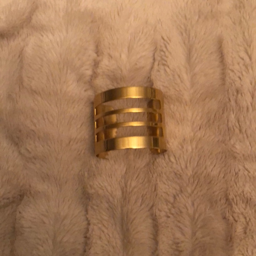 A.V. Max n.y.c. Gold tone cuff bracelet